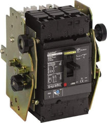 Square D - 175 Amp, 250 VDC, 600 VAC, 3 Pole, Panel Mount Molded Case Circuit Breaker - Thermal Magnetic Trip, Multiple Breaking Capacity Ratings, 3/0, 4-4/0 AWG - Apex Tool & Supply