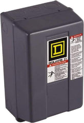 Square D - 1 NEMA Rated, 4 Pole, Electrically Held Lighting Contactor - 30 A (Tungsten), 208 VAC at 60 Hz - Apex Tool & Supply