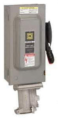 Square D - 60 Amp, 600 VAC, 3 Pole Fused Safety Switch - NEMA 1, 50 hp at 600 VAC (Triple Phase) - Apex Tool & Supply
