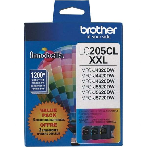 Brother - Cyan, Magenta & Yellow Ink Cartridge - Use with Brother MFC-J4320DW, J4420DW, J4620DW, J5520DW, J5620DW, J5720DW - Apex Tool & Supply