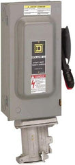Square D - 60 Amp, 600 VAC, 3 Pole Nonfused Safety Switch - NEMA 1, 30 hp at 600 VAC (Single Phase), 60 hp at 600 VAC (Triple Phase) - Apex Tool & Supply