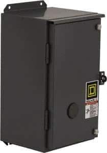 Square D - 12 NEMA Rated, 4 Pole, Electrically Held Lighting Contactor - 20 A (Tungsten), 30 A (Fluorescent), 110 VAC at 50 Hz, 120 VAC at 60 Hz, 4NO Contact Configuration - Apex Tool & Supply