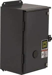 Square D - 12 NEMA Rated, 4 Pole, Electrically Held Lighting Contactor - 20 A (Tungsten), 30 A (Fluorescent), 110 VAC at 50 Hz, 120 VAC at 60 Hz, 4NO Contact Configuration - Apex Tool & Supply