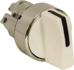Schneider Electric - 22mm Mount Hole, 2 Position, Handle Operated, Selector Switch - White, Maintained (MA), Nonilluminated, Shock, Vibration and Water Resistant - Apex Tool & Supply