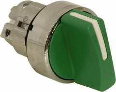 Schneider Electric - 22mm Mount Hole, 2 Position, Handle Operated, Selector Switch - Green, Maintained (MA), Nonilluminated, Shock, Vibration and Water Resistant - Apex Tool & Supply