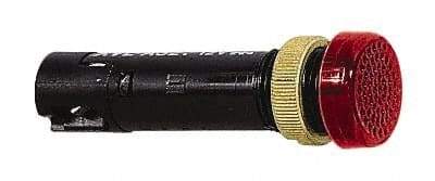 Schneider Electric - 12 V Red Lens LED Pilot Light - Threaded Connector, 16mm Wide - Apex Tool & Supply