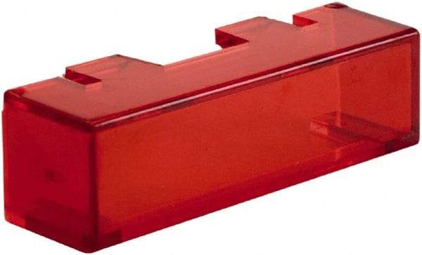 Schneider Electric - Pushbutton Switch Button Cover - Red, Square Button, Nonilluminated - Apex Tool & Supply