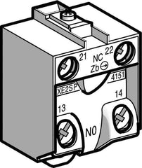 Telemecanique Sensors - NO/NC, Electrical Switch Contact Block - Apex Tool & Supply
