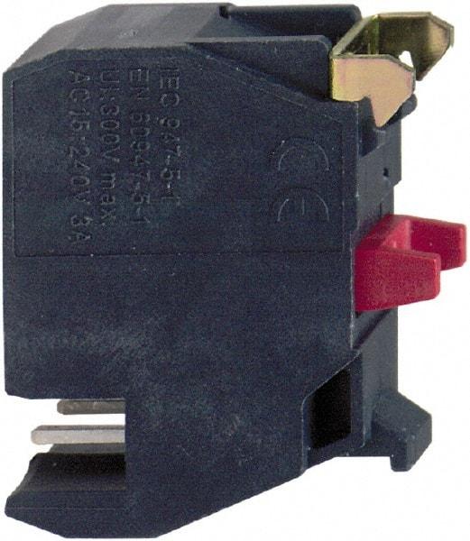 Schneider Electric - NC, Multiple Amp Levels, Electrical Switch Contact Block - Plug-in Terminal - Apex Tool & Supply