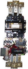 Square D - 110 Coil VAC at 50 Hz, 120 Coil VAC at 60 Hz, 540 Amp, NEMA Size 6, Nonreversible Open Enclosure NEMA Motor Starter - 3 Phase hp: 150 at 200 VAC, 200 at 230 VAC, 400 at 460 VAC, 400 at 575 VAC - Apex Tool & Supply