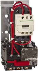 Schneider Electric - 120 Coil VAC, 9 Amp, Nonreversible Open Enclosure NEMA Motor Starter - 3 Phase hp: 1-1/2 at 200 VAC, 1-1/2 at 230 VAC, 2 at 460 VAC, 2 at 575 VAC - Apex Tool & Supply