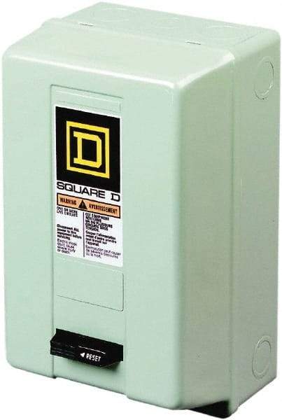Square D - 3 Pole, 220 Coil VAC at 50 Hz, 240 Coil VAC at 60 Hz, 90 Amp NEMA Contactor - NEMA 1 Enclosure, 50 Hz at 220 VAC and 60 Hz at 240 VAC - Apex Tool & Supply