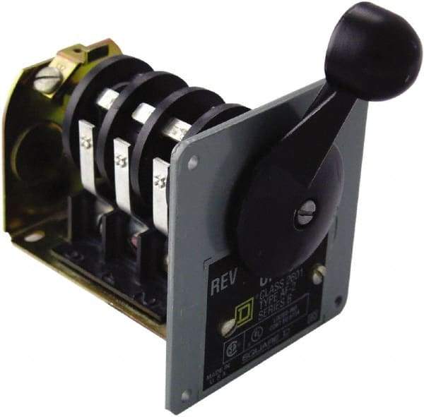 Square D - 250 VDC, 600 VAC Input Volt, Reversing, Drum Switch - CSA, RoHS Compliant, UL Listed - Apex Tool & Supply