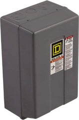Square D - 1 NEMA Rated, 3 Pole, Electrically Held Lighting Contactor - 60 A (Tungsten), 110 VAC at 50 Hz, 120 VAC at 60 Hz - Apex Tool & Supply