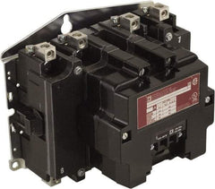 Square D - No Enclosure, 4 Pole, Electrically Held Lighting Contactor - 100 A (Tungsten), 220 VAC at 50 Hz, 240 VAC at 60 Hz - Apex Tool & Supply