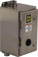 Square D - 4/4X NEMA Rated, 3 Pole, Electrically Held Lighting Contactor - 30 A (Tungsten), 110 VAC at 50 Hz, 120 VAC at 60 Hz - Apex Tool & Supply