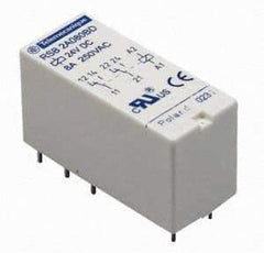 Schneider Electric - 4,000 VA Power Rating, Electromechanical Plug-in General Purpose Relay - 16 Amp at 250 VAC & 28 VDC, 1CO, 24 VDC - Apex Tool & Supply