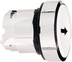 Schneider Electric - 22mm Mount Hole, Flush, Pushbutton Switch Only - Round, White Pushbutton, Nonilluminated, Momentary (MO) - Apex Tool & Supply