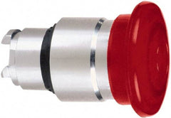 Schneider Electric - 22mm Mount Hole, Extended Mushroom Head, Pushbutton Switch Only - Round, Red Pushbutton, Nonilluminated, Momentary (MO) - Apex Tool & Supply