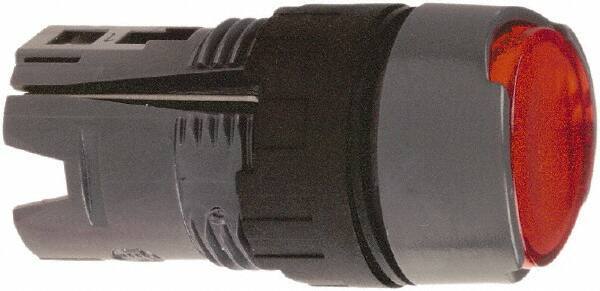 Schneider Electric - 16mm Mount Hole, Flush, Pushbutton Switch Only - Round, Red Pushbutton, Illuminated, Momentary (MO), Vibration Resistant - Apex Tool & Supply