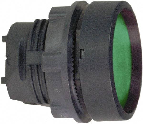 Schneider Electric - 22mm Mount Hole, Flush, Pushbutton Switch Only - Round, Green Pushbutton, Nonilluminated, Maintained (MA) - Apex Tool & Supply