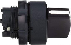 Schneider Electric - 22mm Mount Hole, 2 Position, Handle Operated, Selector Switch Only - Black, Momentary (MO), Nonilluminated, Shock, Vibration and Water Resistant - Apex Tool & Supply