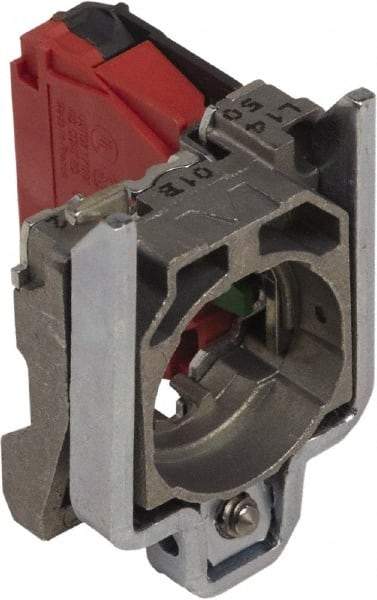 Schneider Electric - Electrical Switch Contact Block - 0.87 Inch Hole, 22mm Hole - Apex Tool & Supply