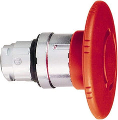 Schneider Electric - 22mm Mount Hole, Extended Mushroom Head, Pushbutton Switch Only - Round, Red Pushbutton, Maintained (MA), Momentary (MO) - Apex Tool & Supply