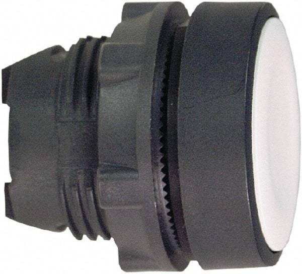 Schneider Electric - 22mm Mount Hole, Flush, Pushbutton Switch Only - Round, White Pushbutton, Nonilluminated, Momentary (MO) - Apex Tool & Supply