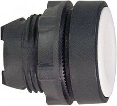 Schneider Electric - 22mm Mount Hole, Flush, Pushbutton Switch Only - Round, White Pushbutton, Nonilluminated, Momentary (MO) - Apex Tool & Supply