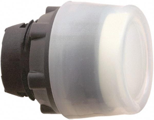 Schneider Electric - 22mm Mount Hole, Extended Straight, Pushbutton Switch Only - Round, White Pushbutton, Nonilluminated, Momentary (MO) - Apex Tool & Supply