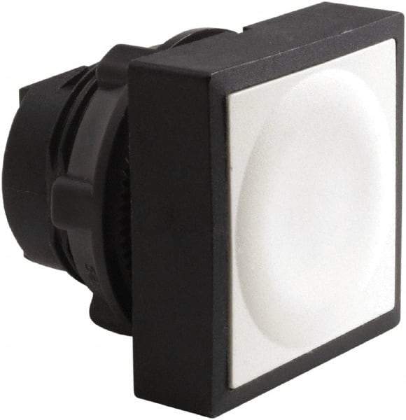 Schneider Electric - 22mm Mount Hole, Flush, Pushbutton Switch Only - Square, White Pushbutton, Nonilluminated, Momentary (MO) - Apex Tool & Supply
