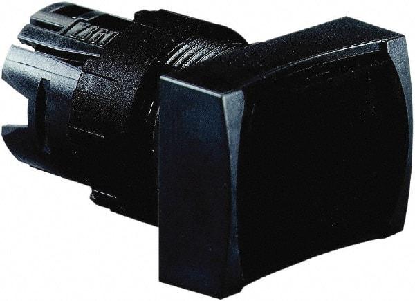 Schneider Electric - 16mm Mount Hole, Flush, Pushbutton Switch Only - Rectangle, Black Pushbutton, Nonilluminated, Momentary (MO), Vibration Resistant - Apex Tool & Supply