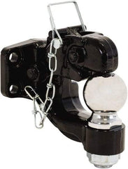 Buyers Products - 16,000 Lb Capacity, 6.86" Long, 2-5/16" Shank, Pintle Hook Hitch Drawbar with Ball - Vehicle Class Unrated, 9/16" Ball Hole Diam, 2-5/16" Ball Diam - Apex Tool & Supply