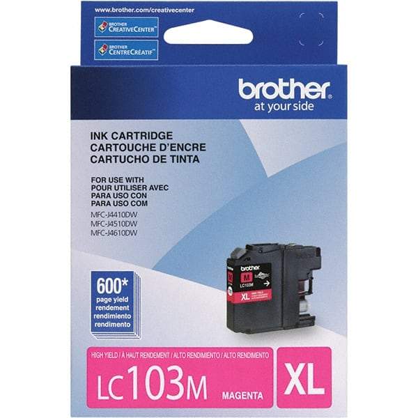 Brother - Magenta Ink Cartridge - Use with Brother DCP-J152W, MFC-J245, J285DW, J4310DW, J4410DW, J450DW, J4510DW, J4610DW, J470DW, J4710DW, J475DW, J650DW, J6520DW, J6720DW, J6920DW, J870DW, J875DW - Apex Tool & Supply