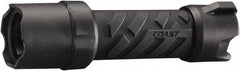 Coast Cutlery - White LED Bulb, 300 Lumens, Industrial/Tactical Flashlight - Black Stainless Steel Body, 4 AAA Batteries Included - Apex Tool & Supply
