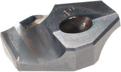 Hertel - Series HMD, 1" Diam Grade HC225MD 140° Replaceable Drill Tip - Carbide, TiCN Finish - Apex Tool & Supply