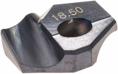 Hertel - Series HMD, 18.5mm Diam Grade HC125MD 140° Replaceable Drill Tip - Carbide, TiAlN Finish - Apex Tool & Supply