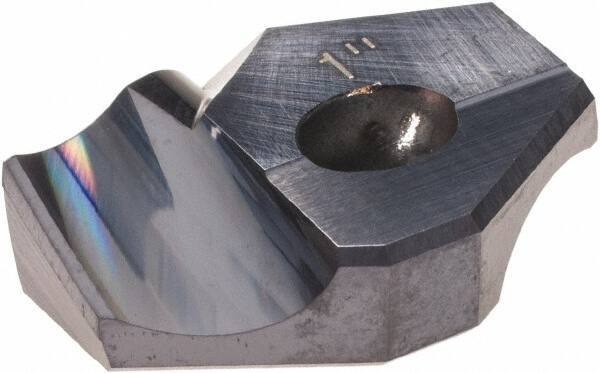 Hertel - Series HMD, 1" Diam Grade HC125MD 140° Replaceable Drill Tip - Carbide, TiAlN Finish - Apex Tool & Supply