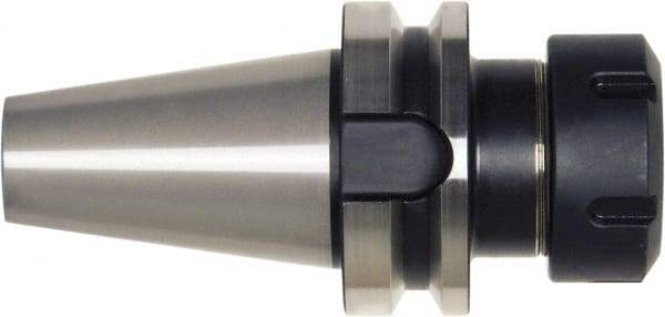 Bilz - 2mm to 16mm Capacity, 100mm Projection, HSK100A Taper Shank, ER25 Collet Chuck - 0.003mm TIR, Through-Spindle & DIN Flange Coolant - Exact Industrial Supply