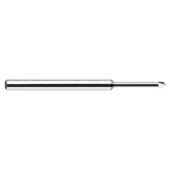 Corner Rounding End Mills - 0.0300″ Radius × 0.0200″ Pilot Diameter × 0.7500″ (3/4″) Neck Length Carbide 5° Flare Corner Rounding End Mills, 2 Flutes