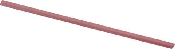 Value Collection - Half Round, Synthetic Ruby, Midget Finishing Stick - 100mm Long x 4mm Wide x 2mm Thick, Fine Grade - Apex Tool & Supply