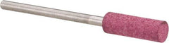 Value Collection - 5mm Max Diam x 15mm Long, Cylinder, Rubberized Point - Coarse Grade, Ceramic, Mounted - Apex Tool & Supply