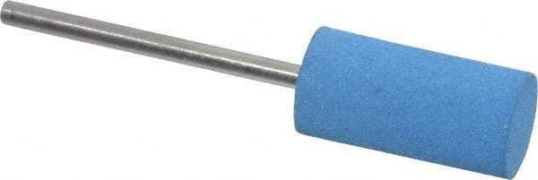 Value Collection - 10mm Max Diam x 20mm Long, Cylinder, Rubberized Point - Medium Grade, Ceramic, Mounted - Apex Tool & Supply