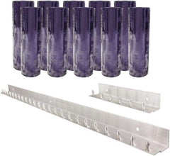 Aleco - 5' Door Width x 8' Door Height PVC Clear Smooth Strip Door Kit - Clear - Apex Tool & Supply