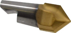 Seco - MM08 M03 Grade T60M Carbide Center Drill Milling Tip Insert - TiAlN/TiN Finish, 2 Flutes, 0.315" Cutting Diam, 0.157" Depth of Cut, 3/8" Extension, 0.175" Cnr Rad - Apex Tool & Supply