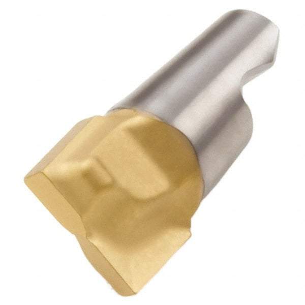 Seco - MM10 M03 Grade T60M Carbide End Milling Tip Insert - TiAlN/TiN Finish, 2 Flutes, 3/8" Cutting Diam, 0.27" Depth of Cut, 0.335" Extension - Apex Tool & Supply