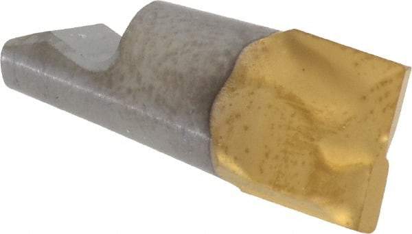 Seco - MM10 MD04 Grade T60M Carbide End Milling Tip Insert - TiAlN/TiN Finish, 2 Flutes, 3/8" Cutting Diam, 0.27" Depth of Cut, 0.334" Extension, 0.016" Cnr Rad - Apex Tool & Supply