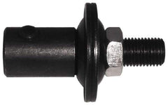 Value Collection - 2" Long x 1-1/4" Diam x 1/2-20 Thread Size Motor Arbor - 1/2" Max Wheel Width, Compatible with 1/4" Shaft Diam, 3/8" Hole Size - Apex Tool & Supply
