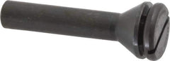 Value Collection - 3/8" Hole, Screw Lock Wheel Mandrel - 2" OAL, 1/4" Max Wheel Width, 3/8" Shank Diam - Apex Tool & Supply